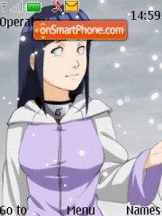 Winter Hinata tema screenshot