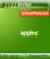 Скриншот темы Green Apple 03