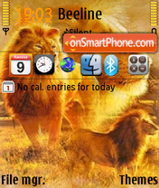Lions 01 tema screenshot