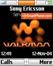 Walkman tema screenshot