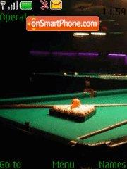 Billiard tema screenshot