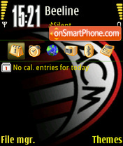 Milan Style tema screenshot