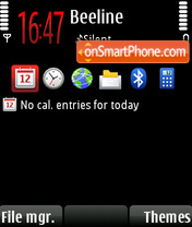 Xpress Red 01 Theme-Screenshot