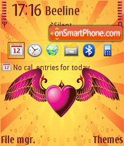 Capture d'écran Valentine 2011 thème