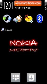 Скриншот темы Nokia Theme 5800 XM