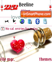 Animated Love Is tema screenshot