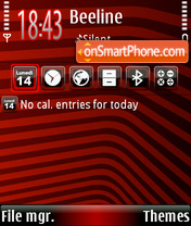 Red Xpress tema screenshot