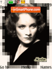 Capture d'écran Marlene Dietrich thème
