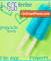 Ice cream tema screenshot