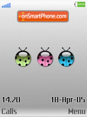 Ladybird Animated tema screenshot