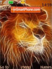 Fire Lion tema screenshot