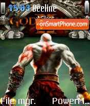 God of War 2 v2 es el tema de pantalla