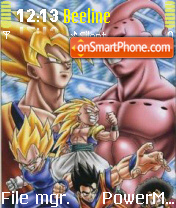 Скриншот темы Dragonball Z v3