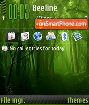 Forest Green icons FP2 theme screenshot