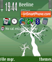 Nature Green 2 theme screenshot