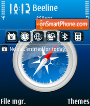 Safari es el tema de pantalla