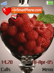 Raspberry theme screenshot