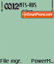 GreenGrey tema screenshot