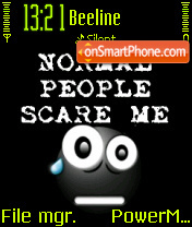 Dont Scare Me theme screenshot