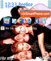 Serial Friends tema screenshot