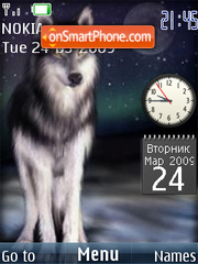 SWF CalendarClock Theme-Screenshot