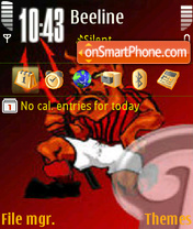 Devil tema screenshot