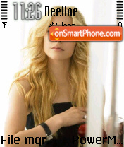 Avril 11 theme screenshot