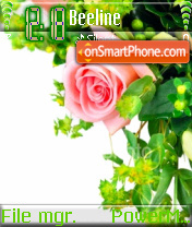 Flower Edge tema screenshot
