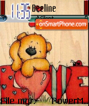 Cute Teddy 01 theme screenshot