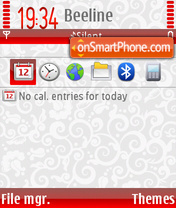 Capture d'écran Opera 04 thème