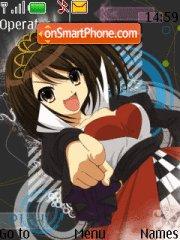 Haruhi Suzumiya theme screenshot