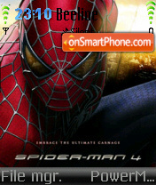 Spiderman 4 tema screenshot