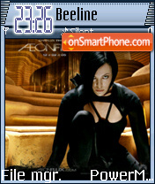 Capture d'écran Aeon Flux 05 thème