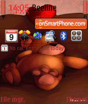 Teddy Bears es el tema de pantalla