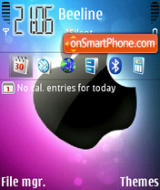 The Apple 2 theme screenshot