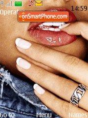 Glamur Lips tema screenshot