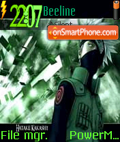 Hatake Kakashi 02 es el tema de pantalla