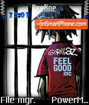 Gorillaz 03 theme screenshot