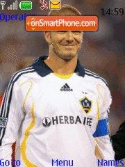 David Beckham tema screenshot