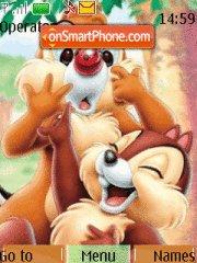 Скриншот темы Cutest Chip N Dale