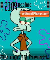 Squidward Anggi theme screenshot