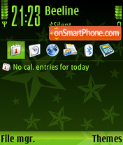 StarGreenSB tema screenshot