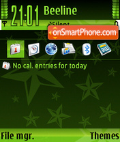 StarGreen tema screenshot