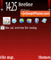 Call Red tema screenshot