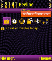The X-treme theme screenshot