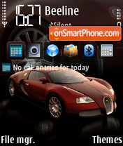 Bugatti Veyron 2009 FP1_yI theme screenshot