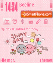 Shiny Day tema screenshot