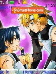 Naruto and Sasuke es el tema de pantalla