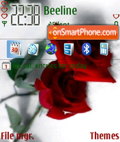 Rose tema screenshot