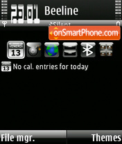 Bianconero Style tema screenshot